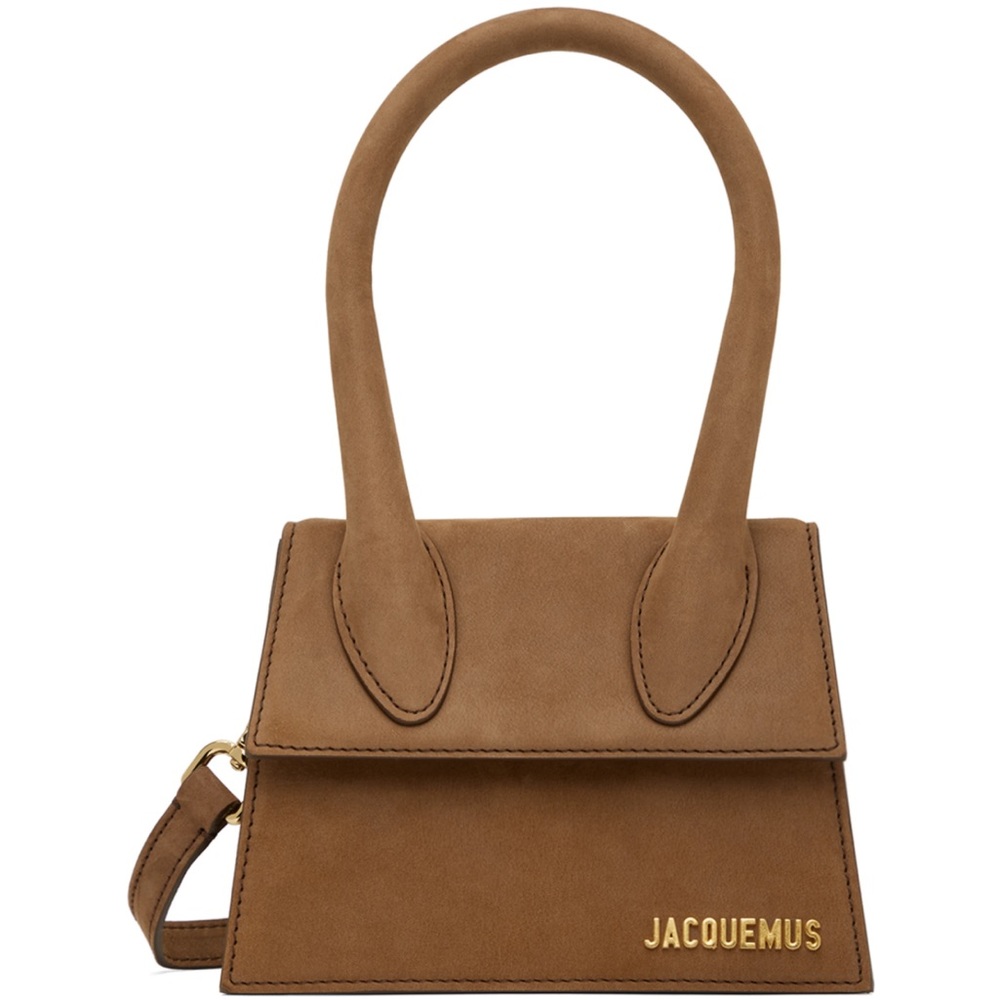 Jacquemus Le Chiquito Noeud top handle bag in brown